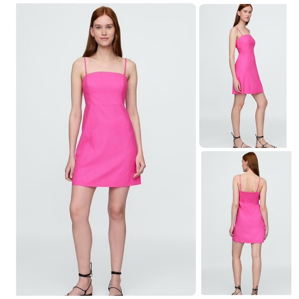 GAP Linen-Blend Mini Dress